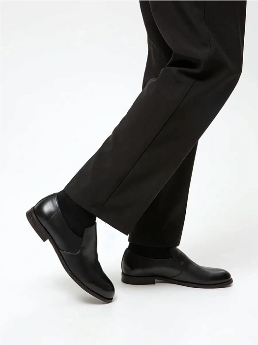 Мужские туфли BRUNO RENZONI  черные, артикул BR16773-MB