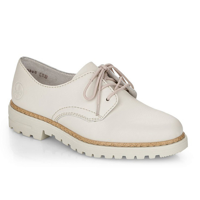 Женские туфли RIEKER белые, артикул 54809-80