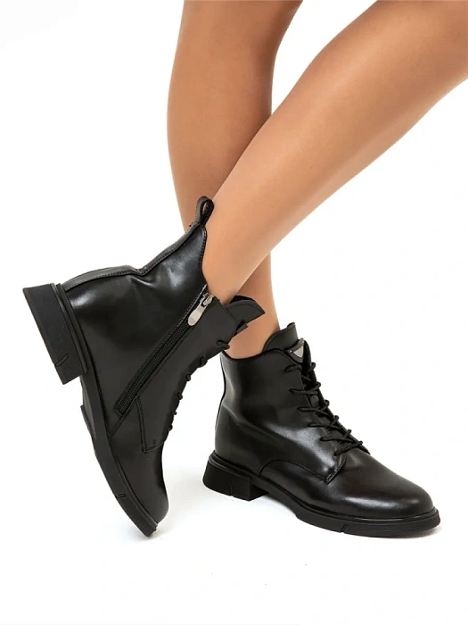 Женские ботинки FEDERICA RODARI черные, артикул 31E-K979-T222