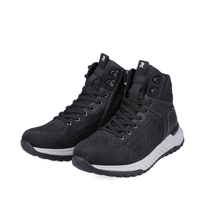 Мужские ботинки basic RIEKER черные, артикул U0161-00