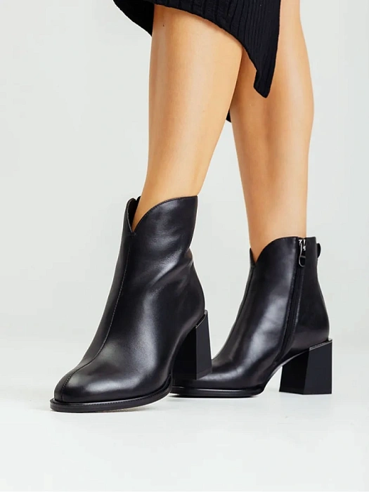 Женские ботильоны FEDERICA RODARI черные, артикул 15E-A3989D-1