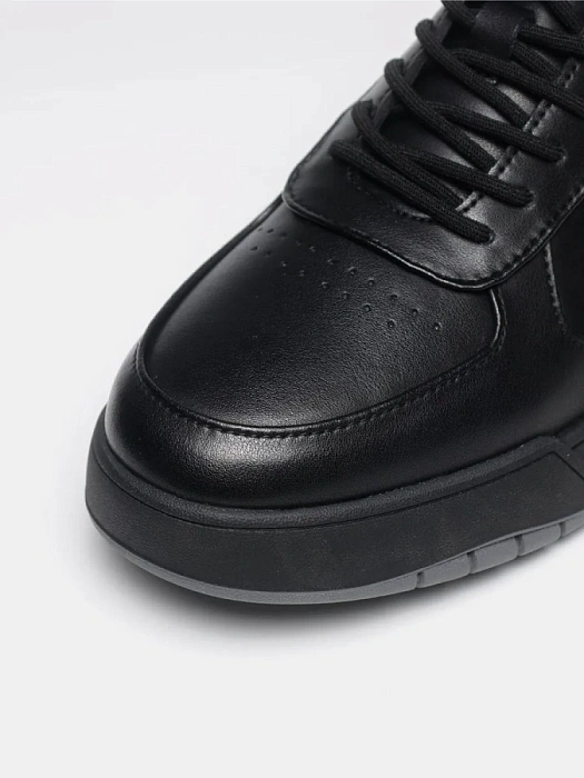 Мужские кеды BRUNO RENZONI  черные, артикул HS10051T-1