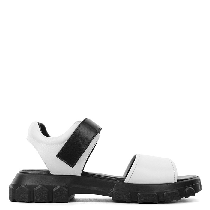 Женские сандалии FEDERICA RODARI белые, артикул 9051-1