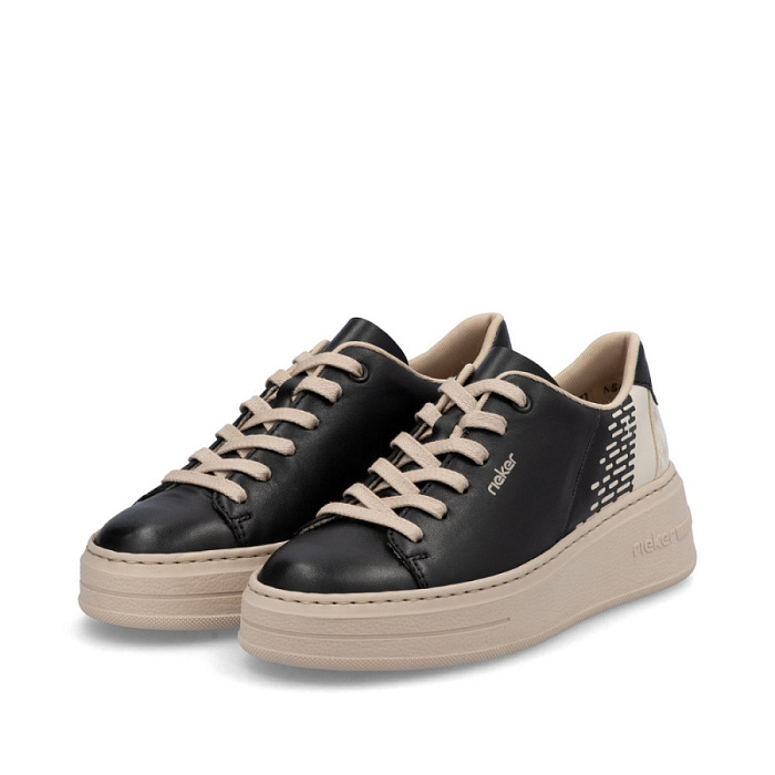 Женские кеды RIEKER черные, артикул N5402-00