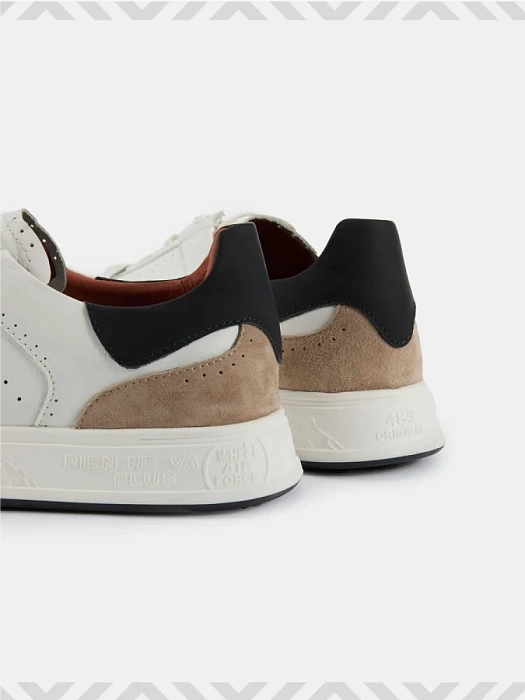 Мужские кеды BRUNO RENZONI  бежевые, артикул MC198AB-1A