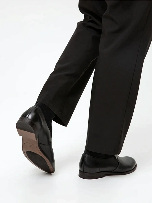 Мужские туфли BRUNO RENZONI  черные, артикул BR16773-MB