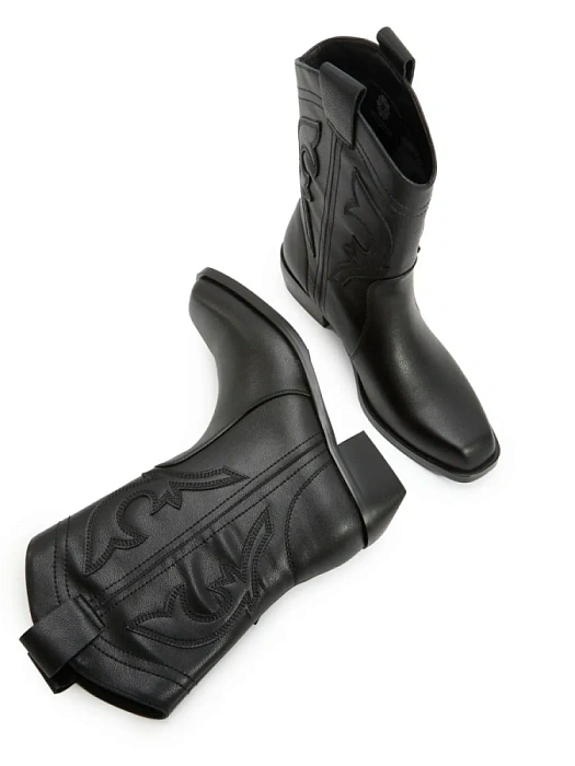 Женские казаки FEDERICA RODARI черные, артикул 43E-PV4616BB-25W