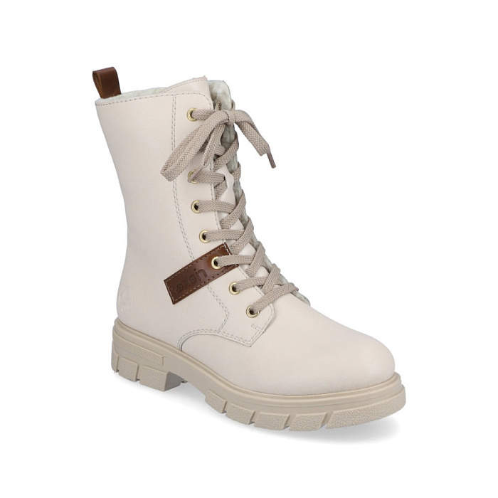 Женские берцы RIEKER бежевые, артикул Z9105-60