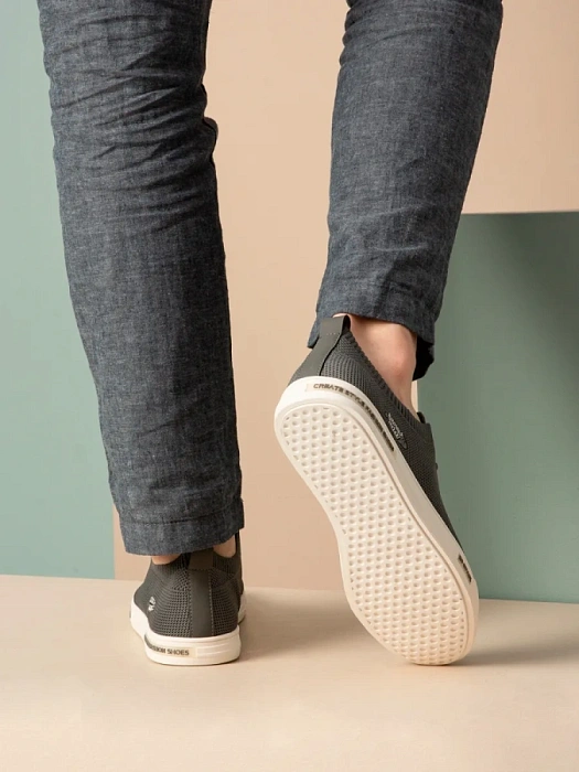 Мужские кеды BRUNO RENZONI  серые, артикул BR13527-MB/10