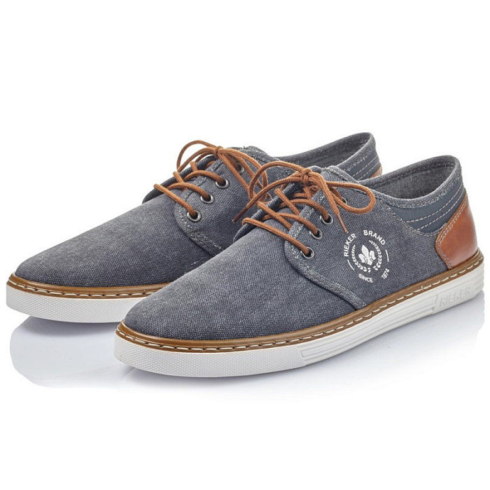 Мужские туфли basic RIEKER синие, артикул B4949-14