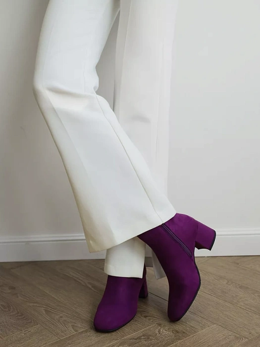 Женские ботильоны MARCO TOZZI розовые, артикул 2-25349-41-587