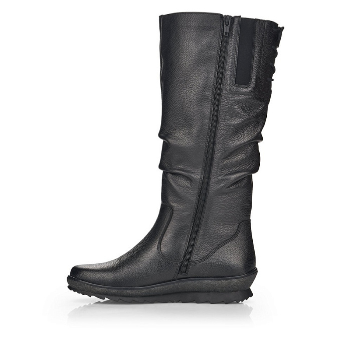 Женские сапоги REMONTE черные, артикул R8475-01