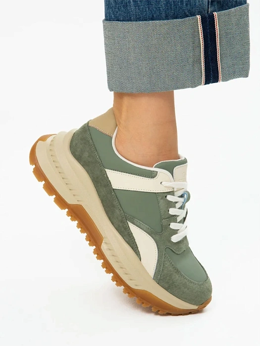 Женские кроссовки STROBBS хаки, артикул F7534-19