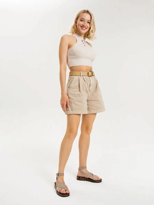 Женские босоножки  SOFIA-ALEXANDRA бежевые, артикул SA20391-WL