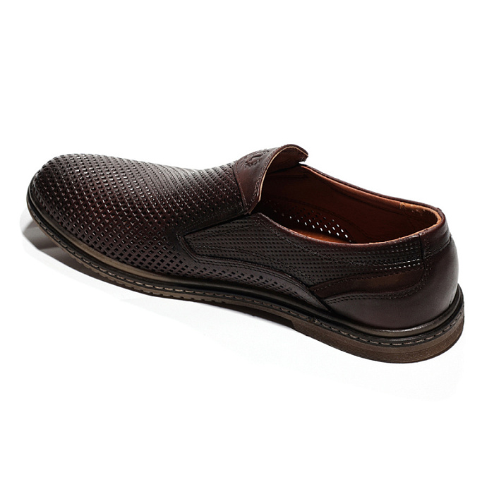 Мужские туфли basic BRUNO RENZONI  коричневые, артикул WL065-012