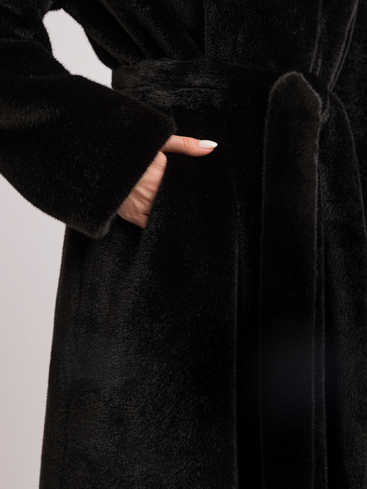 Шуба , артикул 7369/115/3_black