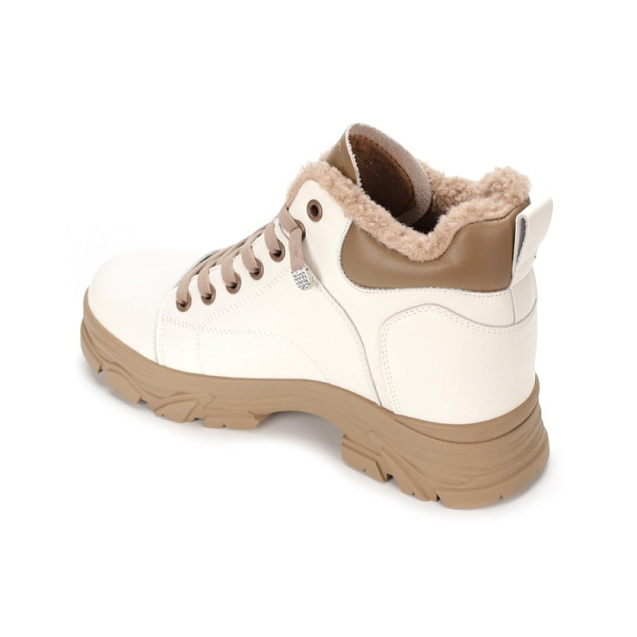 Женские ботинки basic FEDERICA RODARI белые, артикул 42E-H512-1C