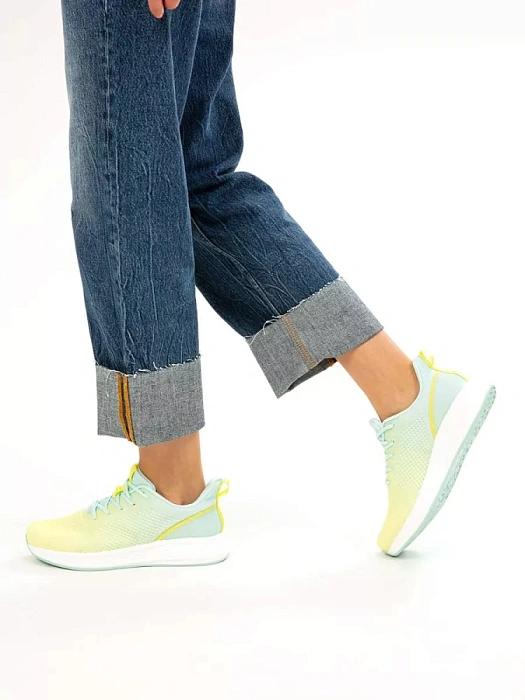 Женские кроссовки SOFIA-ALEXANDRA желтые, артикул SA16786-WB/8-1
