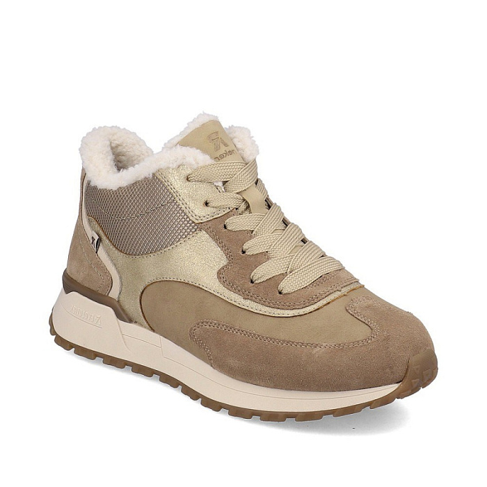 Женские кроссовки RIEKER бежевые, артикул W0660-64