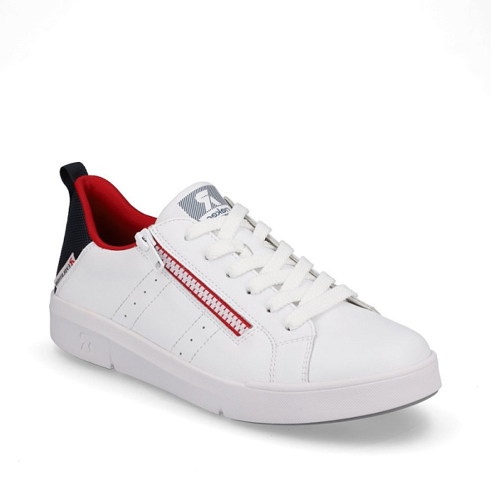 Женские кеды RIEKER белые, артикул 41906-80