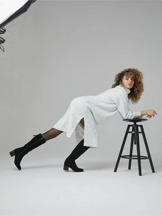 Женские сапоги basic FEDERICA RODARI черные, артикул 7E-3H471-913