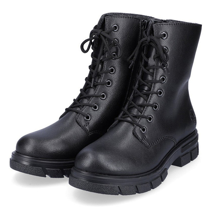 Женские ботинки basic RIEKER черные, артикул Z9120-01