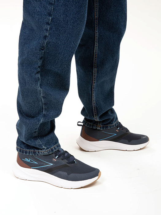 Мужские кроссовки FILA синие, артикул 126218-Z4