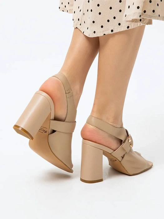 Женские туфли откр. basic SOFIA-ALEXANDRA бежевые, артикул SA16800-WL