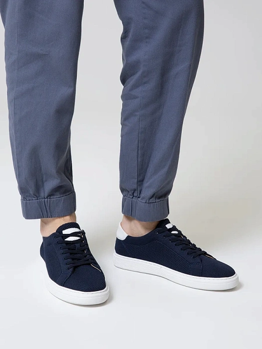 Мужские кеды BRUNO RENZONI  синие, артикул ZS23132-20