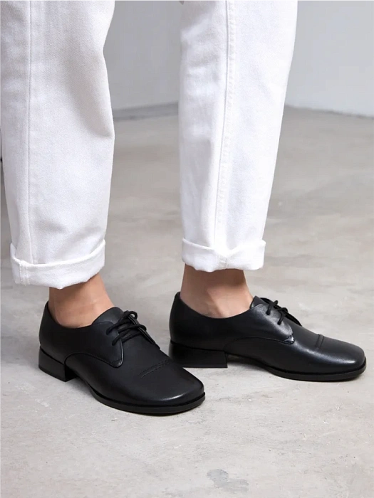 Женские туфли SOFIA-ALEXANDRA черные, артикул 38E-HF1279-6140D1-25W