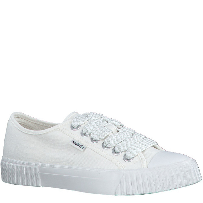 Женские кеды s.OLIVER белые, артикул 5-5-23620-20-100