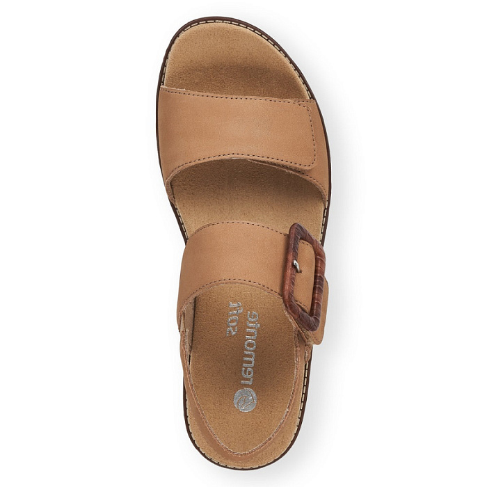 Женские сандалии REMONTE бежевые, артикул D2067-60