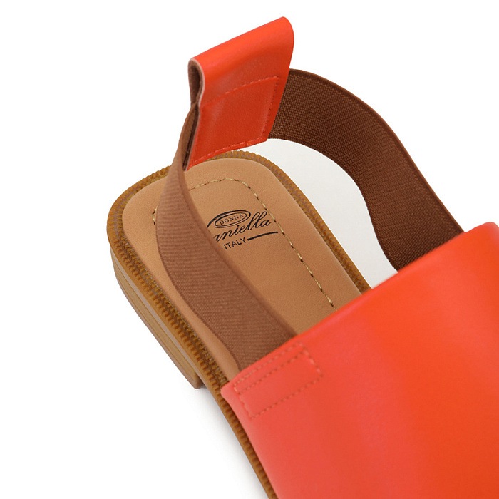 Женские босоножки  Donna Daniella  оранжевые, артикул 51-BKO1-2-113