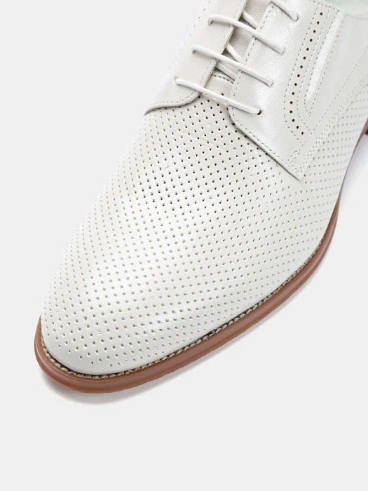 Мужские дерби BRUNO RENZONI  бежевые, артикул 5240B-989B