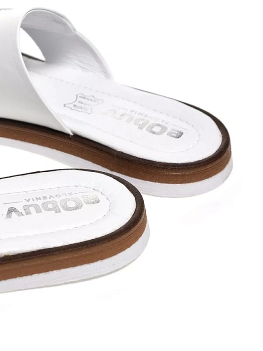 Женские сабо eObuv белые, артикул G-90-23-2