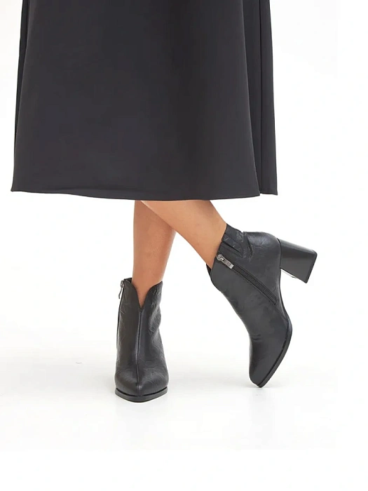 Женские ботильоны SOFIA-ALEXANDRA черные, артикул 17E-17170-F02