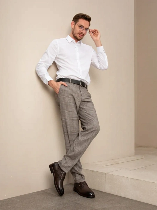 Мужские туфли BRUNO RENZONI  коричневые, артикул A003-1