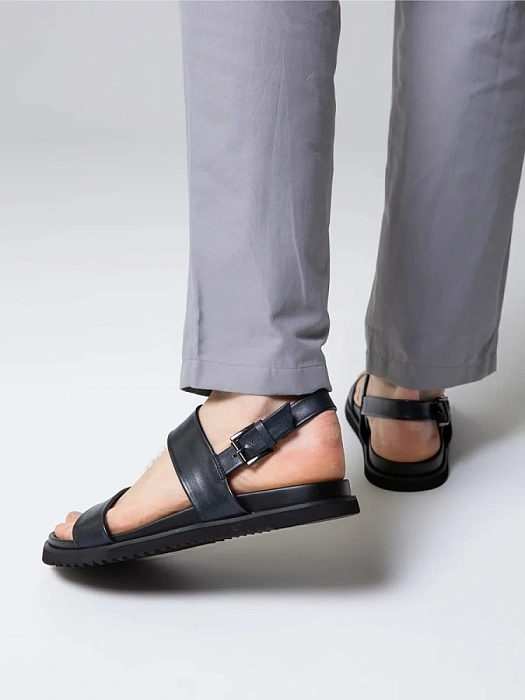 Мужские сандалии BRUNO RENZONI  синие, артикул TK909-8-H8