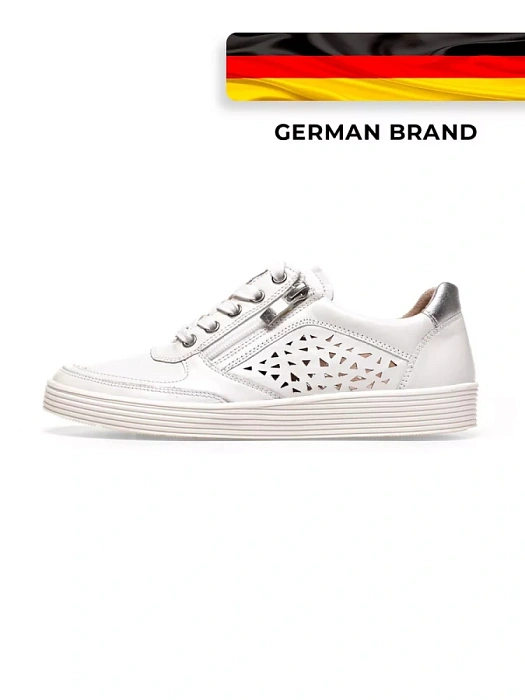 Женские кеды CAPRICE белые, артикул 9-23552-42-197