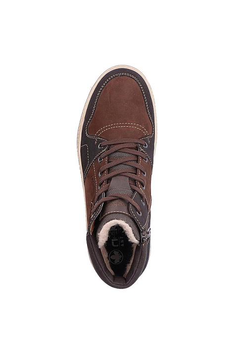 Мужские кеды RIEKER коричневые, артикул 38540-25