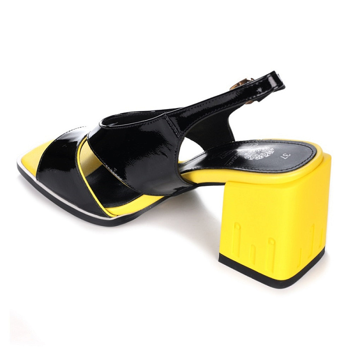 Женские босоножки  FEDERICA RODARI черные, артикул 7E-2810-639-2