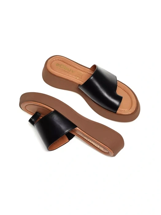 Женские сабо eObuv черные, артикул EO-G-121-24-1