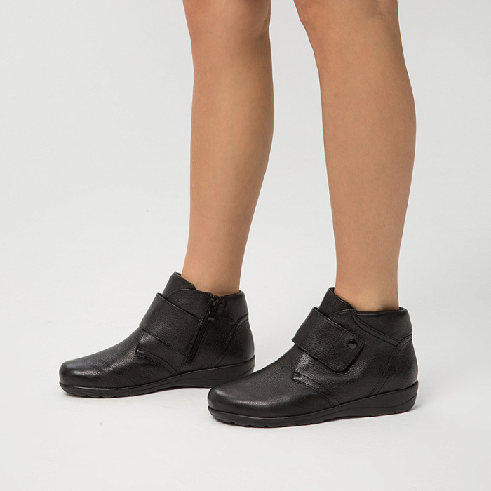 Женские ботинки basic eObuv черные, артикул 9-76457-41-022