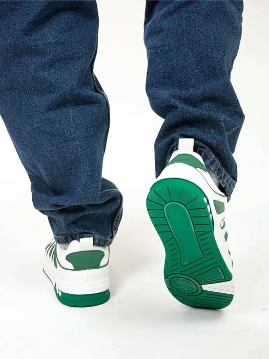 Мужские кеды BRUNO RENZONI  белые, артикул HS32096T-4