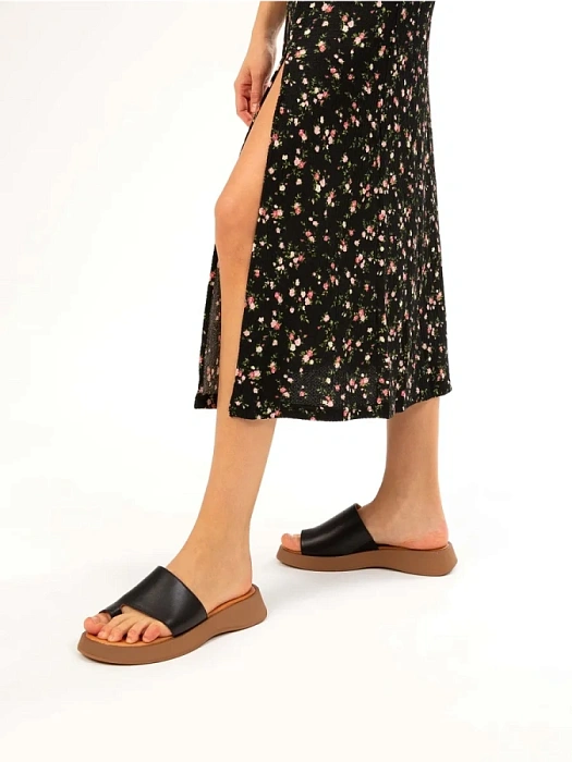 Женские сабо eObuv черные, артикул EO-G-121-24-1