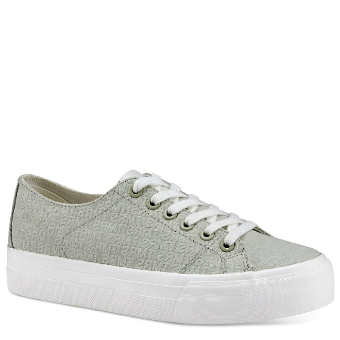 Женские кеды TAMARIS зеленые, артикул 1-1-23786-20-760