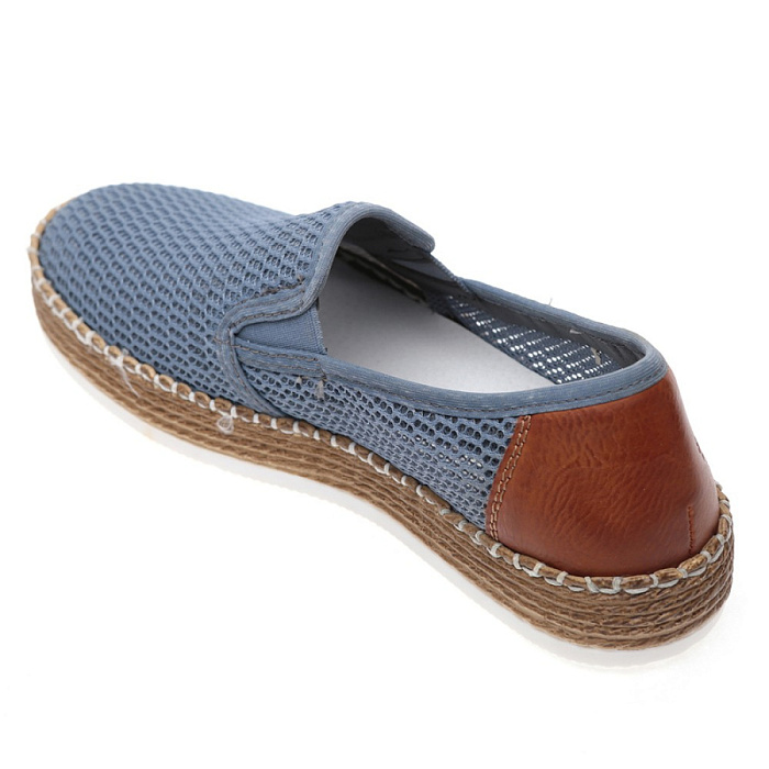 Женские слипоны RIEKER синие, артикул L7873-12