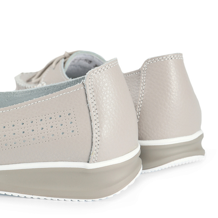 Женские мокасины Donna Daniella  серые, артикул 12F2-2-105