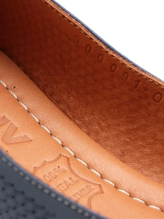 Женские балетки eObuv синие, артикул 900091-LL-08