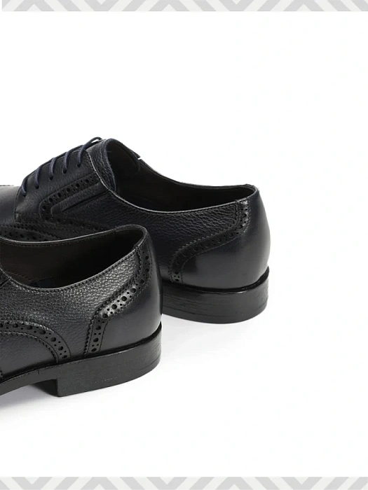 Мужские броги BRUNO RENZONI  синие, артикул G2026AB-G1C-BNP